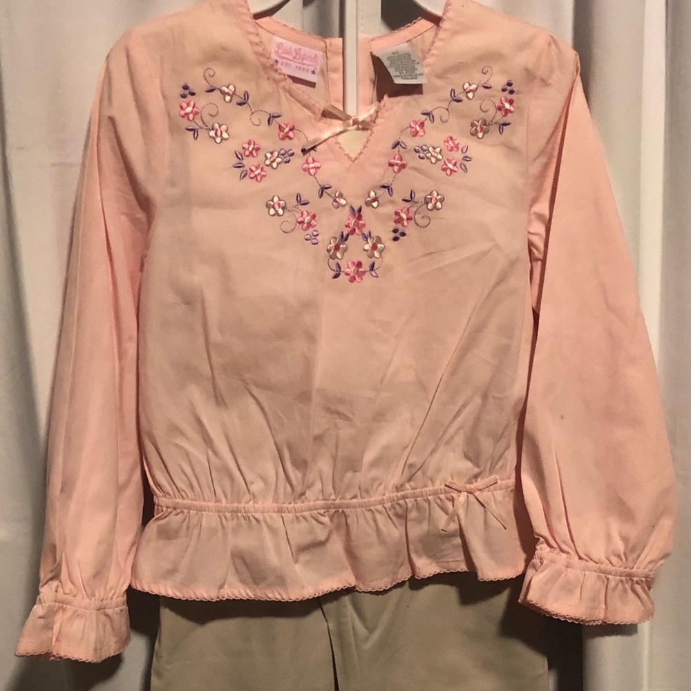 Girls Matching Shirt and Pants Set